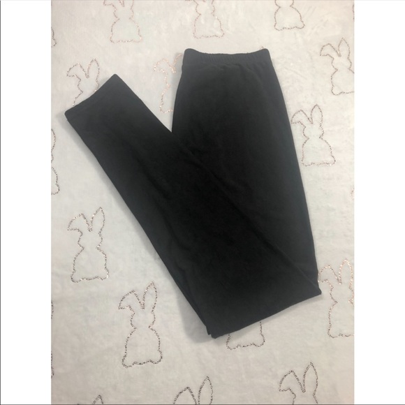 Black Suede Leggings by Kristen Nicole Size M - Picture 6 of 6